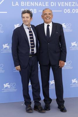 Pietrangelo Buttafuocco, Alberto Barbera-stock-foto