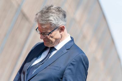 27.08.2025,Berlin,Freigabe des 16. Bauabschnitts der A100,Anschlussstelle Treptow,Patrick Schnieder ist Bundesminister f-stock-foto