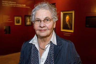 Christiane N?sslein Volhard ist eine deutsche Biologin und Biochemikerin Sie erhielt 1995 den Nobel-stock-foto