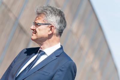 27.08.2025,Berlin,Freigabe des 16. Bauabschnitts der A100,Anschlussstelle Treptow,Patrick Schnieder ist Bundesminister f-stock-foto