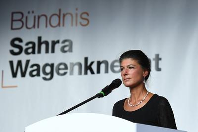 Kommunalwahlkampf BSW in NRW-stock-foto