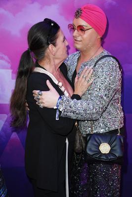 Katy Karrenbauer, Julian F. M. St?ckel beim Premieren-Event von THE POWER by Joyn auf dem Alice Rooftop & Garden in Berl-stock-foto