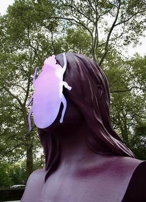 Monira Al Qadiri First Sun.-stock-foto