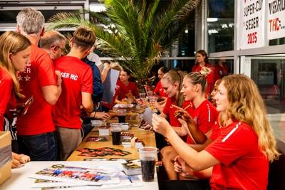 28.08.2025, GER, Handball, Frauen, Saison 2025/2026, Alsco 1.Bundesliga, Thueringer HC Saisoner?ffnung / ?ffentliches Training / Mannschaftspraesentation-stock-foto