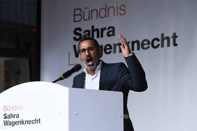 Kommunalwahlkampf BSW in NRW-stock-foto
