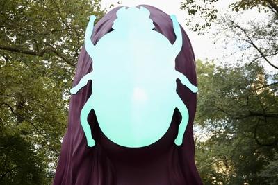 Monira Al Qadiri First Sun.-stock-foto