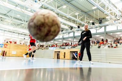 28.08.2025, GER, Handball, Frauen, Saison 2025/2026, Alsco 1.Bundesliga, Thueringer HC Saisoner?ffnung / ?ffentliches Training / Mannschaftspraesentation-stock-foto