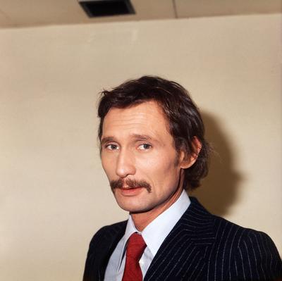 Arthur Brauss Arthur Brauss, deutscher Schauspieler und Synchronsprecher, auf einer Abendveranstaltung, Deutschland um 1-stock-foto