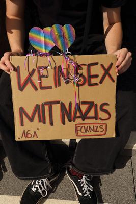 CHRISTOPHER STREET DAY 2025 - Suhl - Am Samstag, dem 30. August 2025 fand der erste CSD in der th?ringischen Kleinstadt-stock-foto