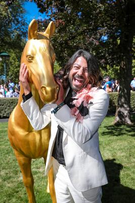 2025.08.31, Promis beim Renntag auf der Galopprennbahn Baden-Baden-stock-foto