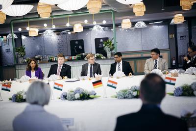 Johann Wadephul reist nach Indien-stock-foto