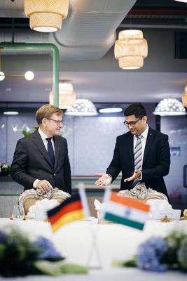 Johann Wadephul reist nach Indien-stock-foto