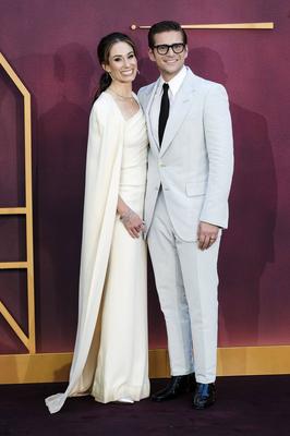 Jessica Blair Herman, Allen Leech-stock-foto