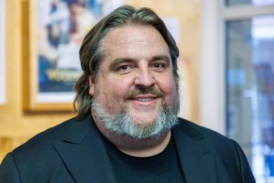 In der Black Box zu Gast: Helge Schneider-stock-foto