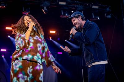 Max Herre & Joy Denalane - Alles Liebe Tour-stock-foto