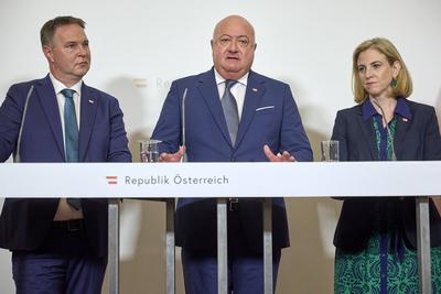 3. Regierungsklausur Bundesregierung-stock-foto