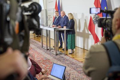 3. Regierungsklausur Bundesregierung-stock-foto