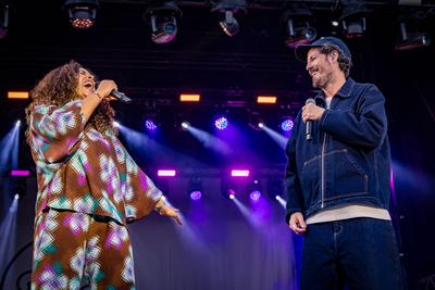 Max Herre & Joy Denalane - Alles Liebe Tour-stock-foto