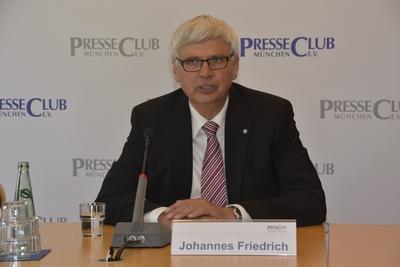 Muenchen 19 05 2014 Presseclub Muenchen Landesbischof Friedrich Pressegespr?ch vom Landesbischof zum-stock-foto