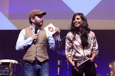 Christian Ulmen und Collien Ulmen Fernandes beim Musikexpress Style Award 2015 im Kosmos Berlin 15-stock-foto