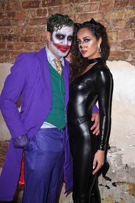 Yasin Cilingir mit Freundin Samira Berkane bei der NYX PROFESSIONAL MAKEUP Halloween Party im Club Schwuz in Berlin am-stock-foto