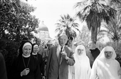 Konrad Adenauer in Israel-stock-foto