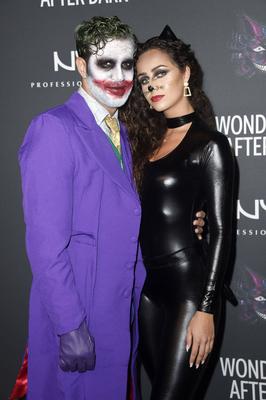 Yasin Cilingir mit Freundin Samira Berkane bei der NYX Professional Makeup Halloween Party 2019 im SchwuZ. Berlin, 24.10-stock-foto