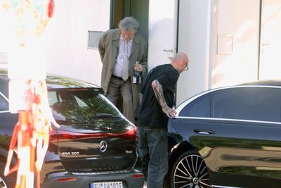 Dreharbeiten mit Haope Kerkeling "Horst Schl?mmer sucht das Gl?ck" in Hamburg-stock-foto