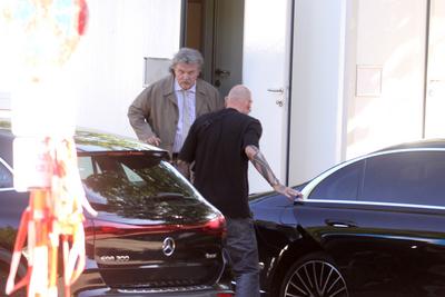 Dreharbeiten mit Haope Kerkeling "Horst Schl?mmer sucht das Gl?ck" in Hamburg-stock-foto