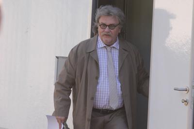 Dreharbeiten mit Haope Kerkeling "Horst Schl?mmer sucht das Gl?ck" in Hamburg-stock-foto