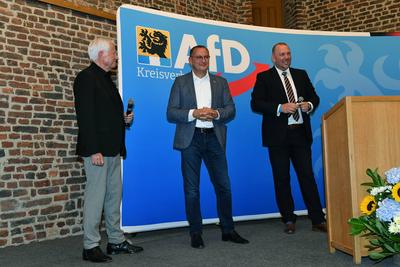 Kommunalwahlkampf AfD in NRW-stock-foto