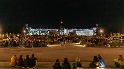 SCHLOSSLICHTSPIELE Karlsruhe 2025 ? 05.09.2025-stock-foto