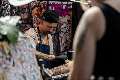 33. Tattoo Convention Berlin-stock-foto