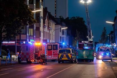 Explosion in Kiosk ? Polizei ermittelte wegen Anschlag-stock-foto