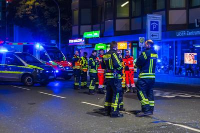 Explosion in Kiosk ? Polizei ermittelte wegen Anschlag-stock-foto