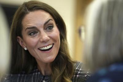 Prince William & Kate Middleton in Sunningdale-stock-foto