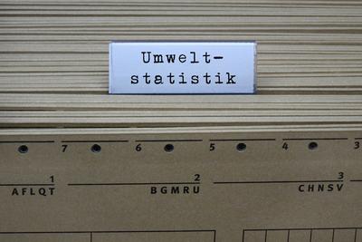 H?ngeregister und Umweltstatistik-stock-foto
