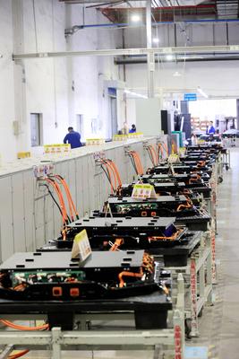 New Energy Vehicle Batteries Manufacturing in Liuzhou-stock-foto