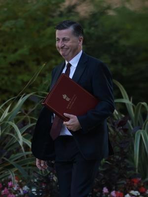 Ministers Attend Cabinet Meeting-stock-foto