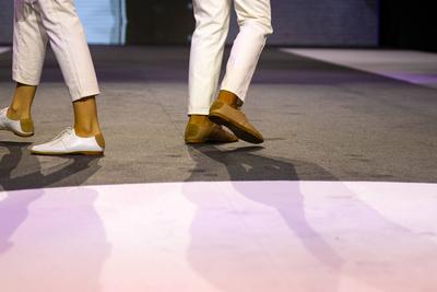 Micam 2025 new designers presenting the launches-stock-foto