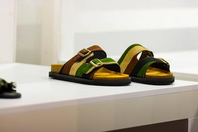 Micam 2025 new stylists' stands-stock-foto