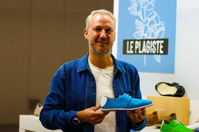 Micam 2025 new stylists' stands-stock-foto