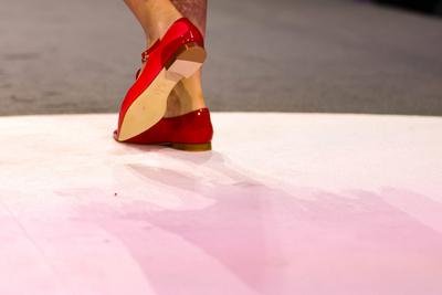 Micam 2025 new designers presenting the launches-stock-foto