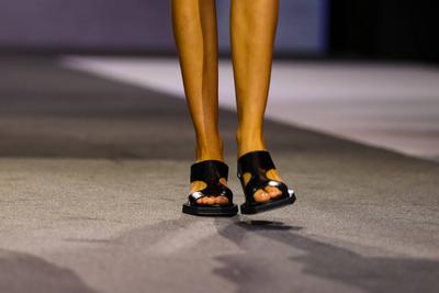 Micam 2025 new designers presenting the launches-stock-foto