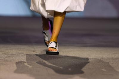 Micam 2025 new designers presenting the launches-stock-foto