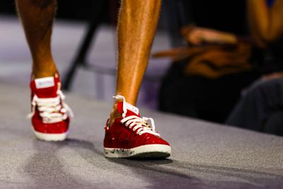 Micam 2025 new designers presenting the launches-stock-foto