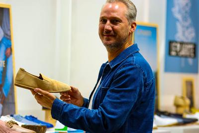 Micam 2025 new stylists' stands-stock-foto