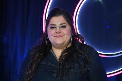 Comedienne Rebecca Pap-stock-foto