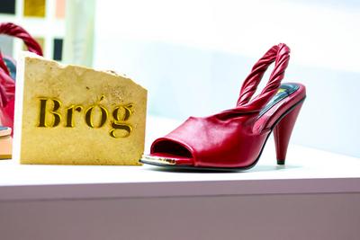 Micam 2025 new stylists' stands-stock-foto