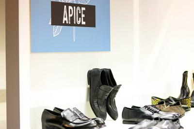 Micam 2025 new stylists' stands-stock-foto